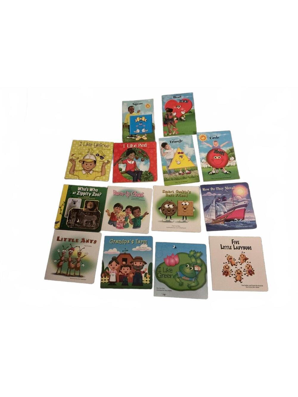 Set of 14 Vintage Children's Educational Board Books